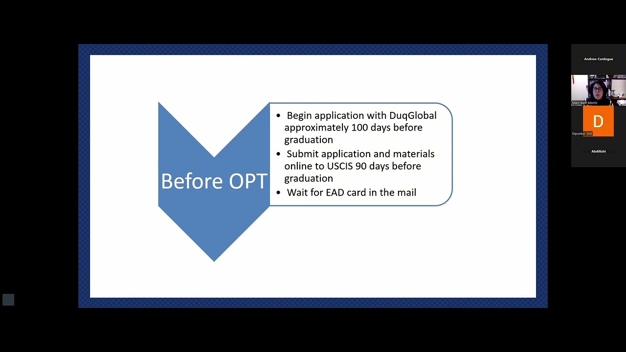 OPT Webinar