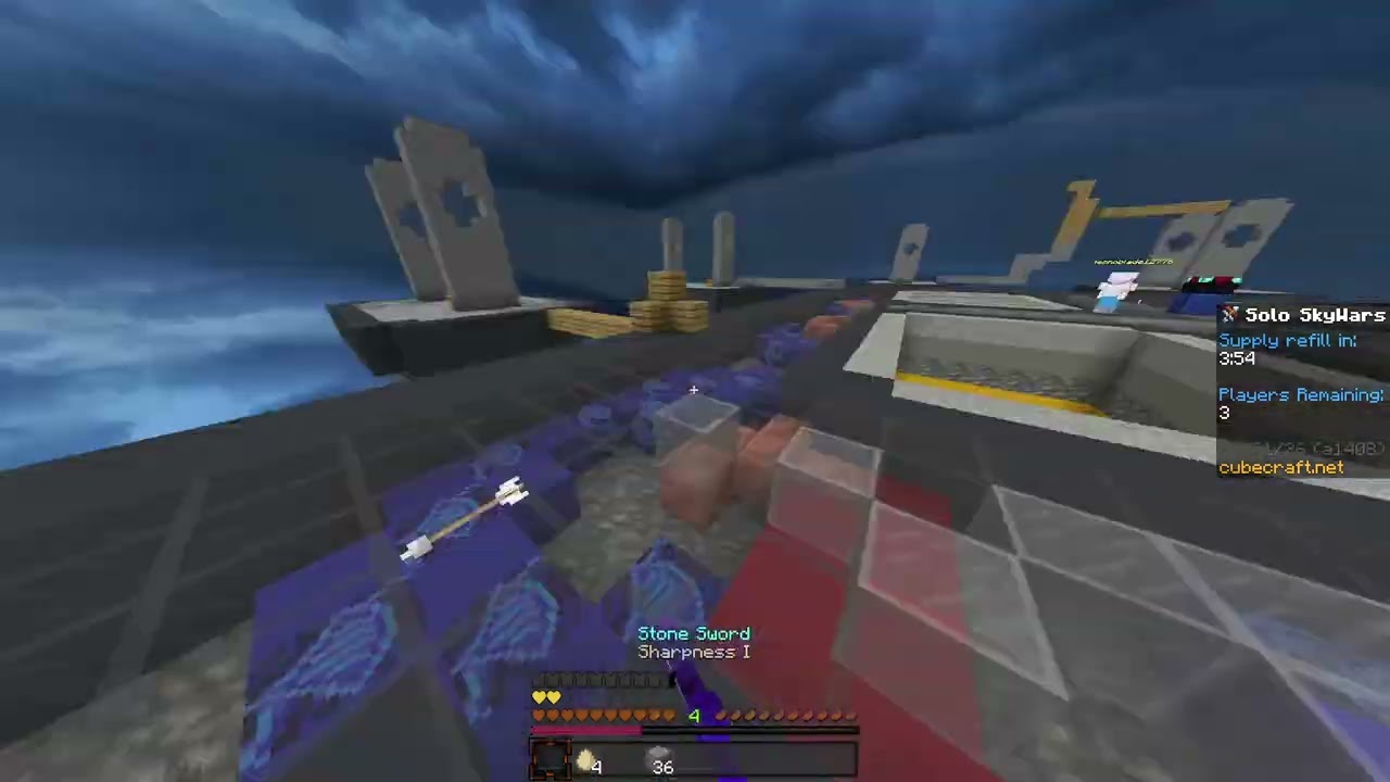 Minecraft Cubecraft Skywars Gameplay