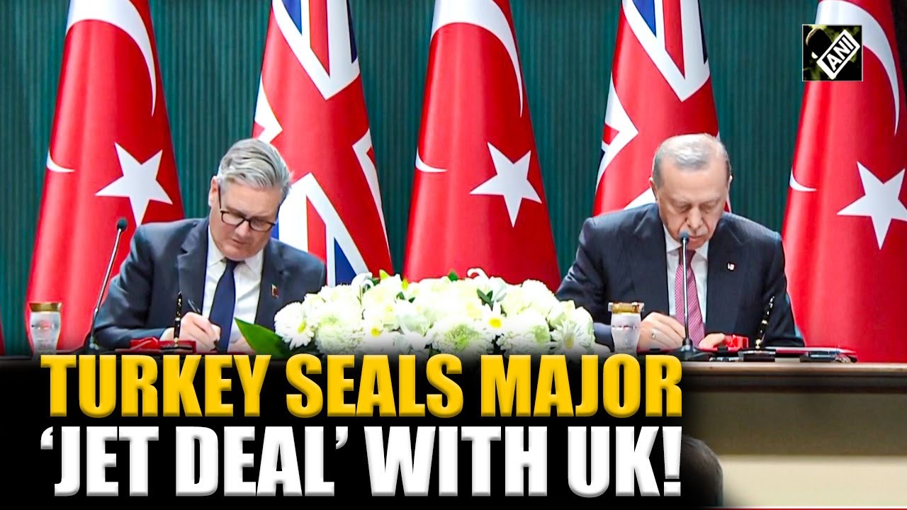 Erdogan, UK's Starmer sign deal for Turkey to buy 20 Eurofighter jets from UK