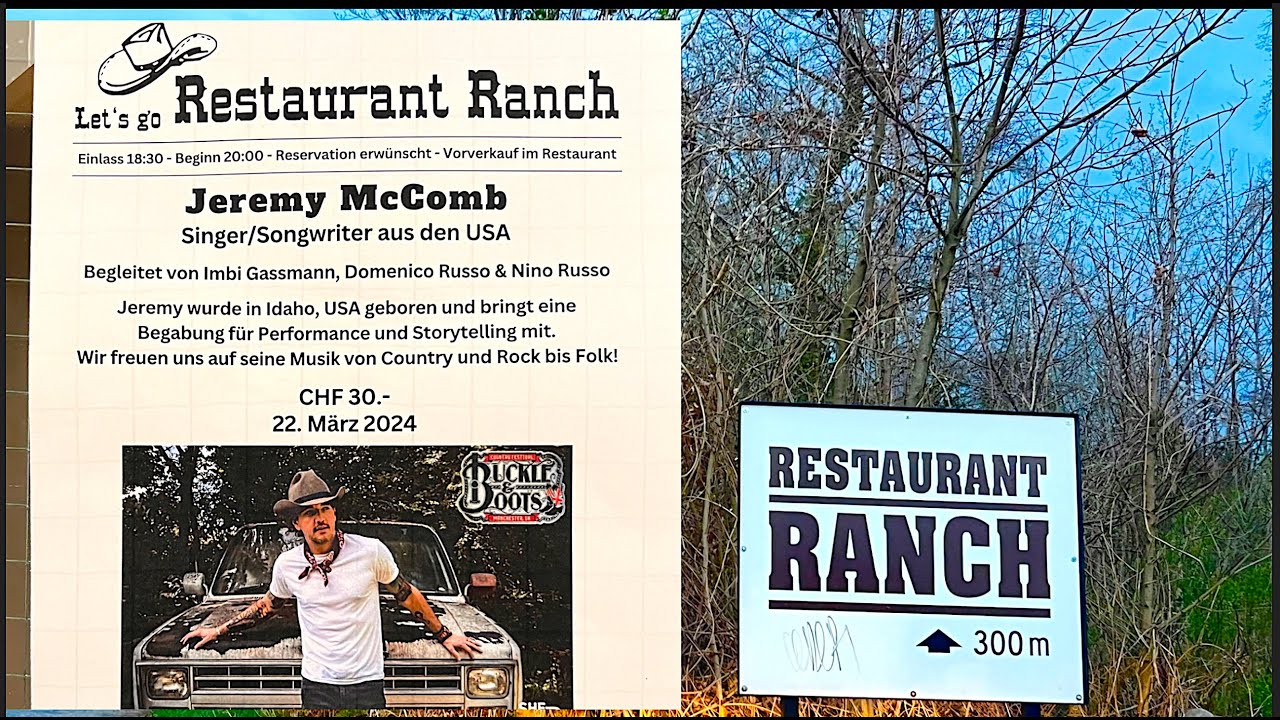 Jeremy McComb - REAL COWBOY Ranch Holzmatt BIEL Orpund