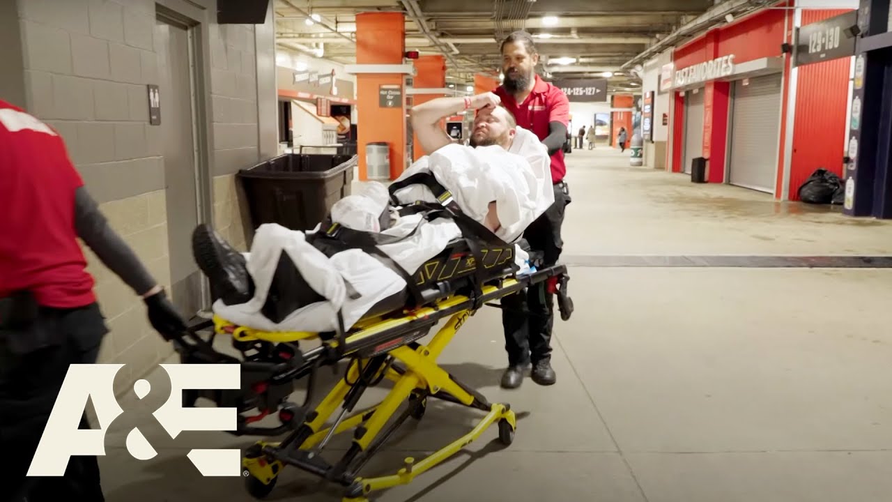 Busy Night as Snowy Conditions Lead to Multiple Slips & Falls Post Game | Stadium Lockup | A&E