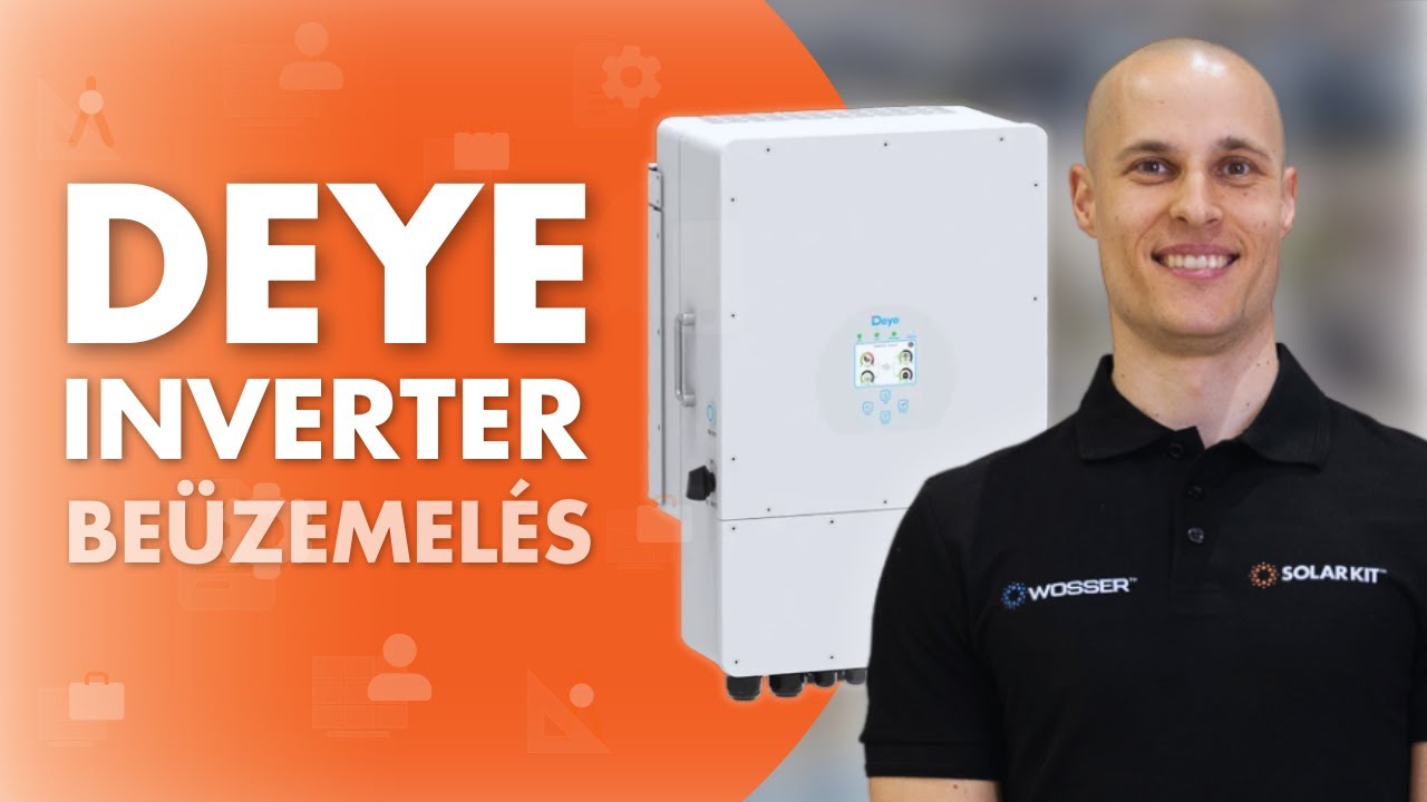 DEYE inverter beüzemelés / lépésről lépésre