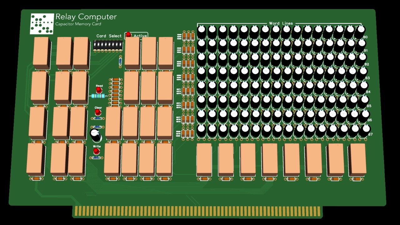My New Capacitor Memory Card Works... Sort Of