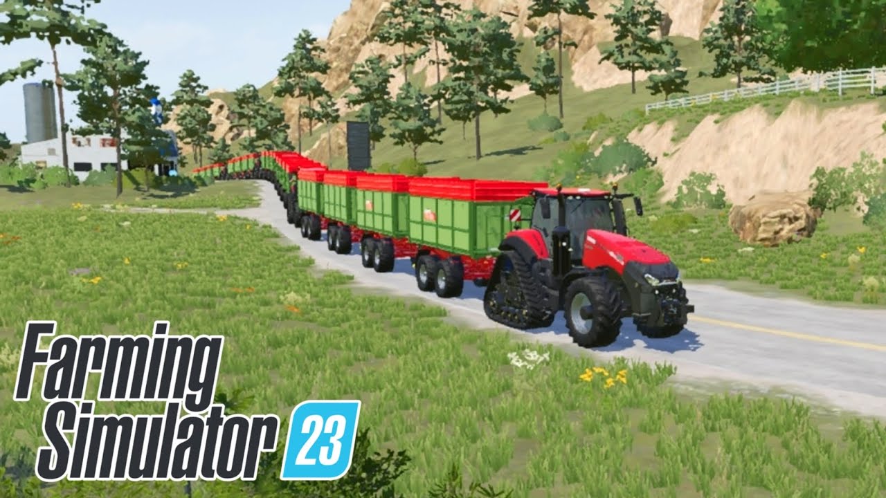 SELLING SOYBEAN | Farming Simulator 23 | Fs 23 | AmberStone Map | Timelapse