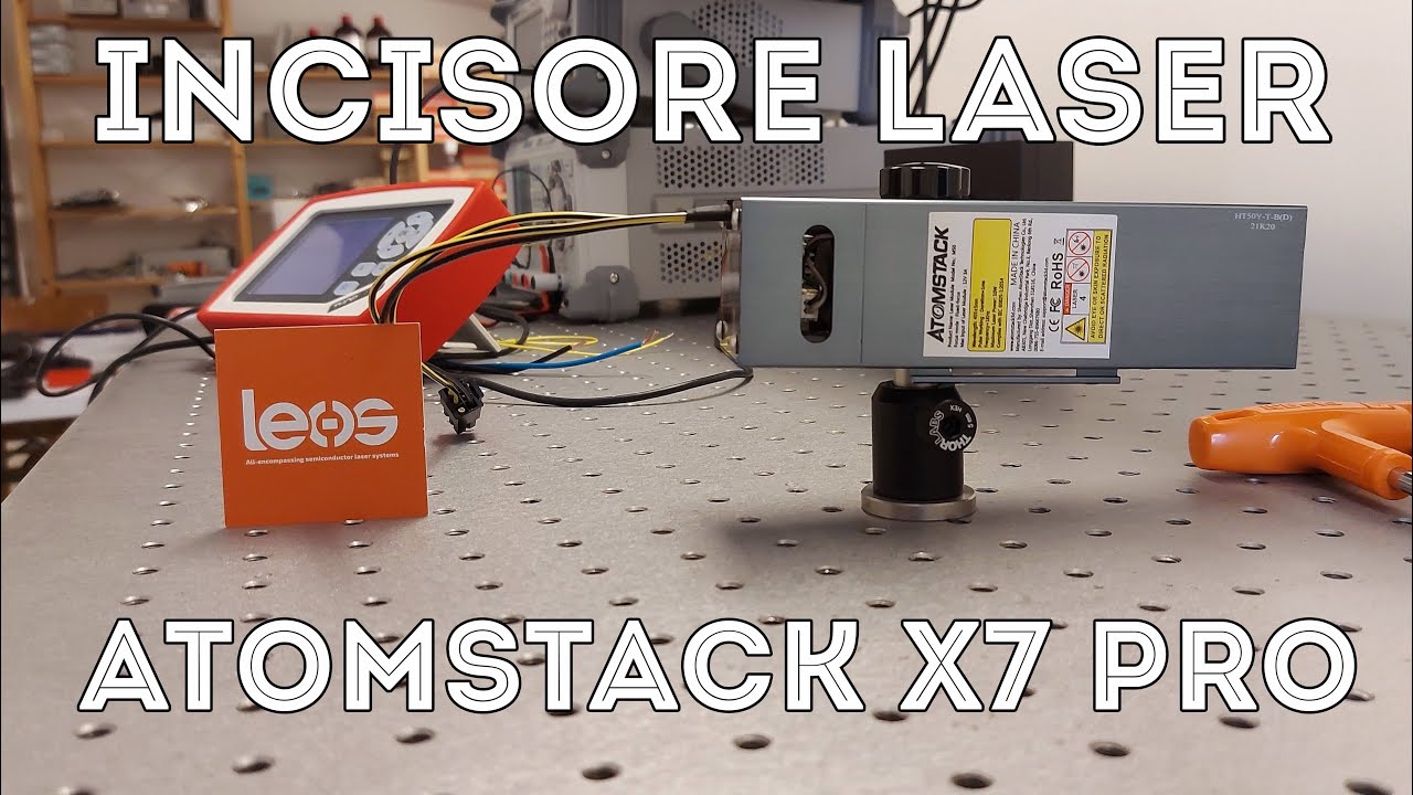 Un Laser da 10W Ottici Veramente! Atomstack X7 PRO Incisore e CNC Incide anche l'Acciaio Inox!