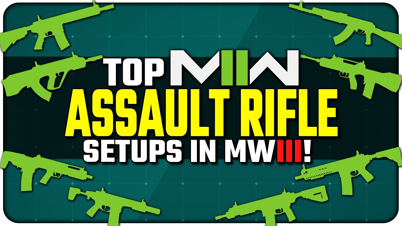Top 8 BEST MWII Assault Rifle Setups in Modern Warfare III!