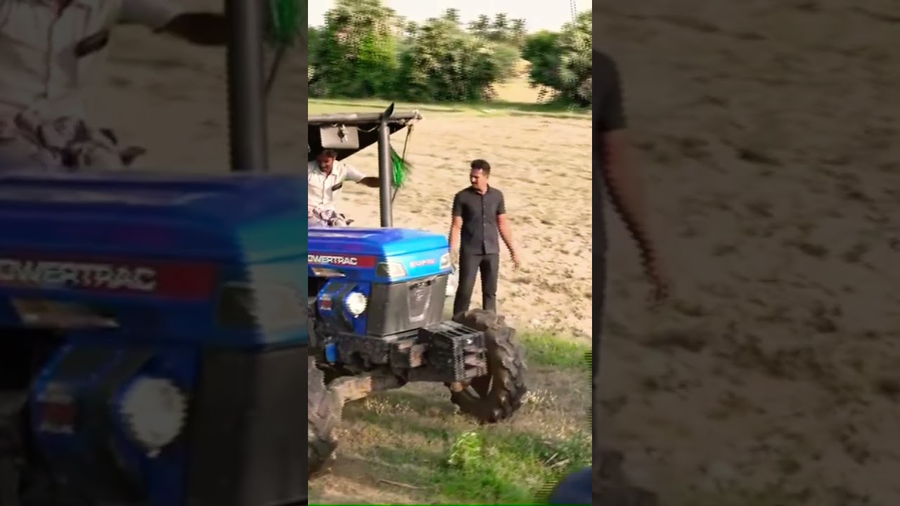 CM C.Joseph Vijay driving tractor