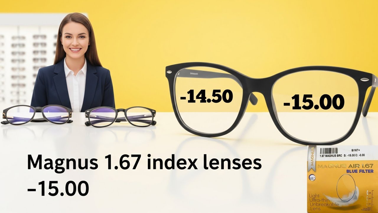 Magnus high index lenses | 1.67 high index lenses | high index lens 1.67 | magnus