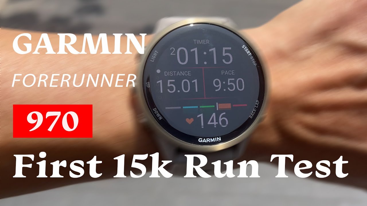 Первый забег на Garmin 970 | Тест на 15 км | Apple Watch Ultra 2