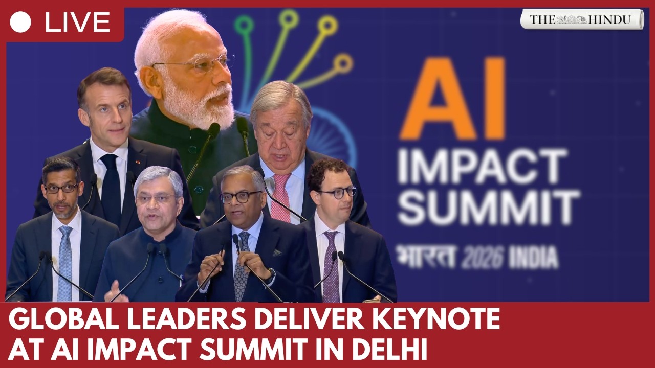 PM Modi, world leaders and CEOs speak at India AI Impact Summit in New Delhi