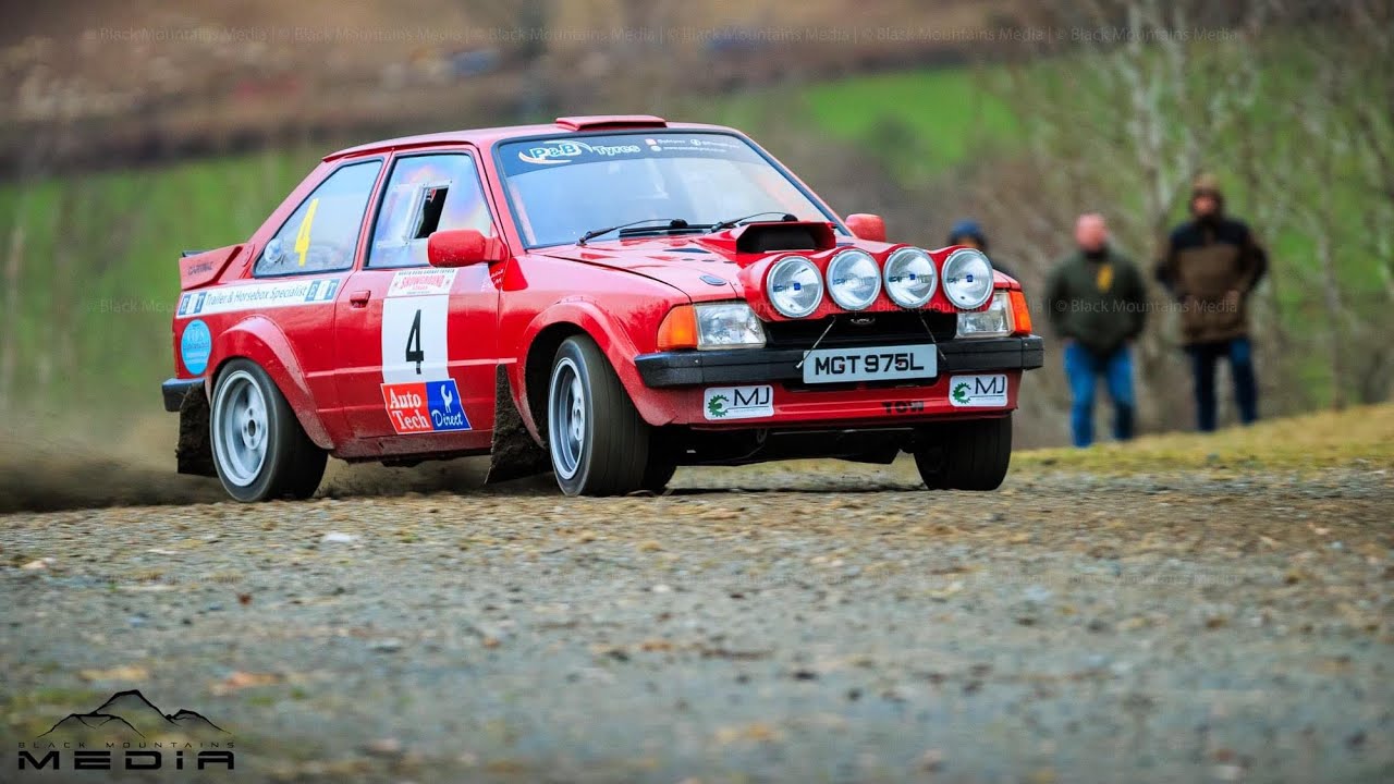 SS10 Builth Showground Stages Rally 2024 G3 Escort AJ30 Lee Edwards / Robbie Pugh