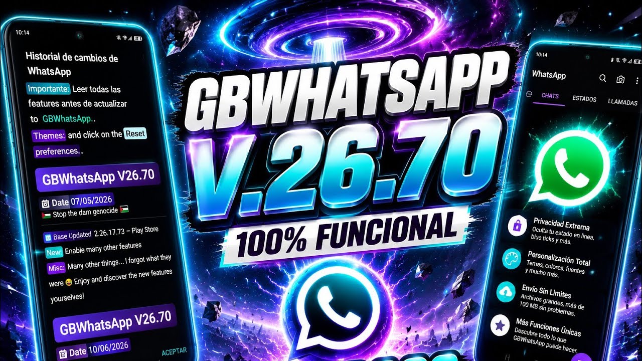 Whatsapp Plus📱YA FUNCIONA ‼️Vinculacion Mejorada WhatsApp Plus &uacute;ltima versi&oacute;n 2026 ✅