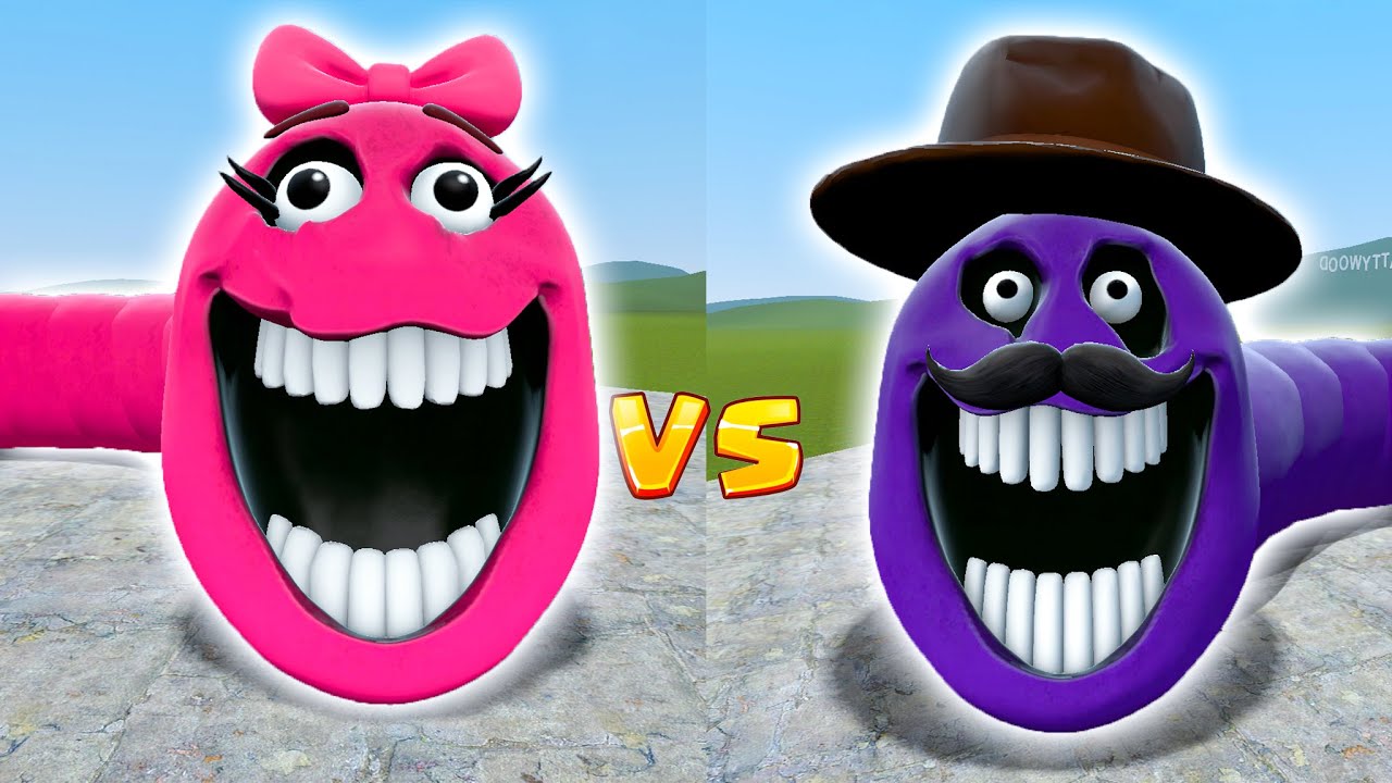 I FOUND BATTLE NEW ROBLOX HUNGRY SNAKE MOMMY VS HUNGRY SNAKE DADDY in Garry's Mod