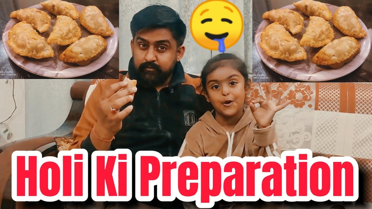 Holi ki preparation 🤤👌🏻