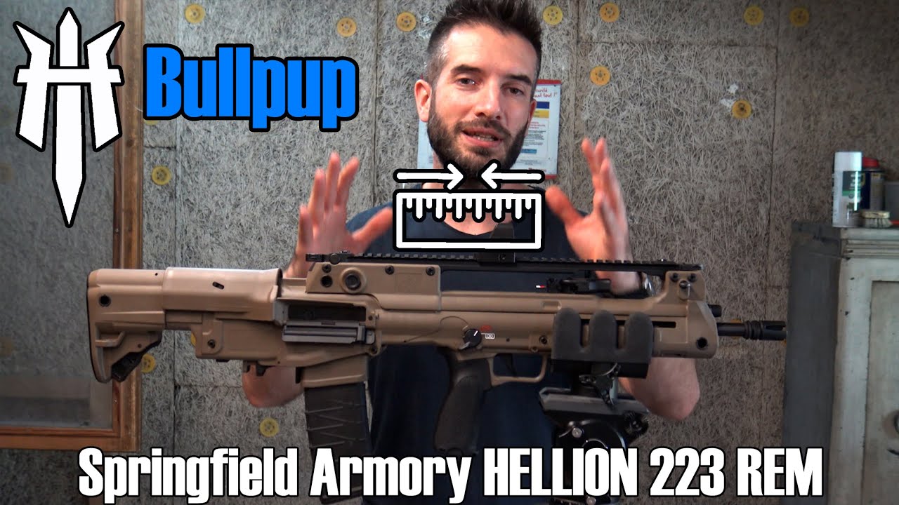 Rare essai d'un Bullpup, Springfield Armory HELLION 223 REM