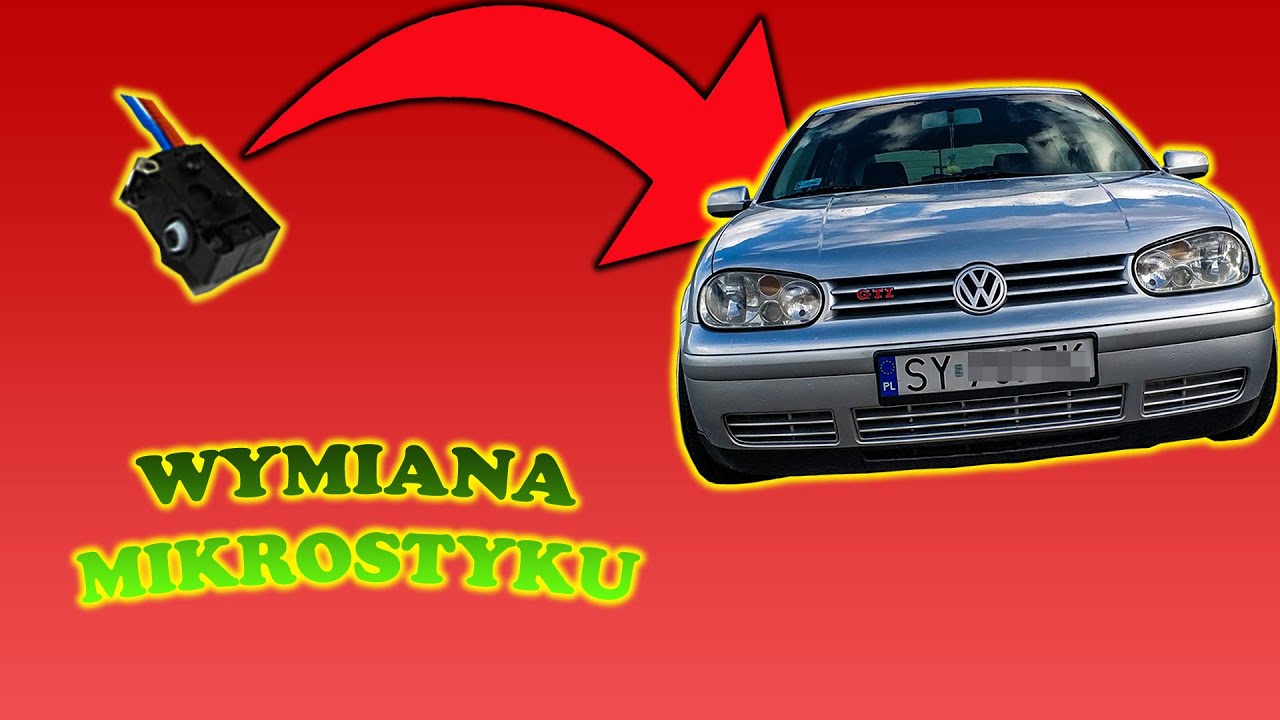 Jak wymienić mikrostyk w zamku drzwi VW Golf 4