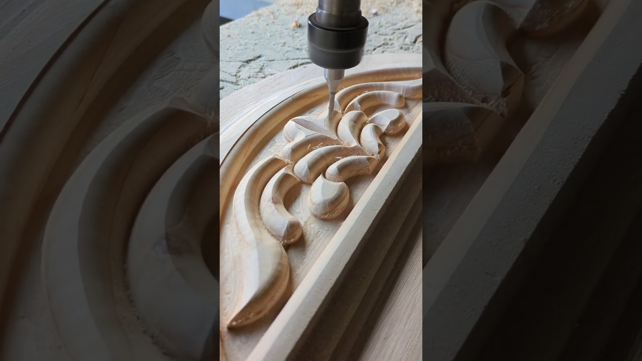Watch This CNC Router Create INSANE Detail! 😱🪵🔥 | Most Perfect Wood Carving Ever