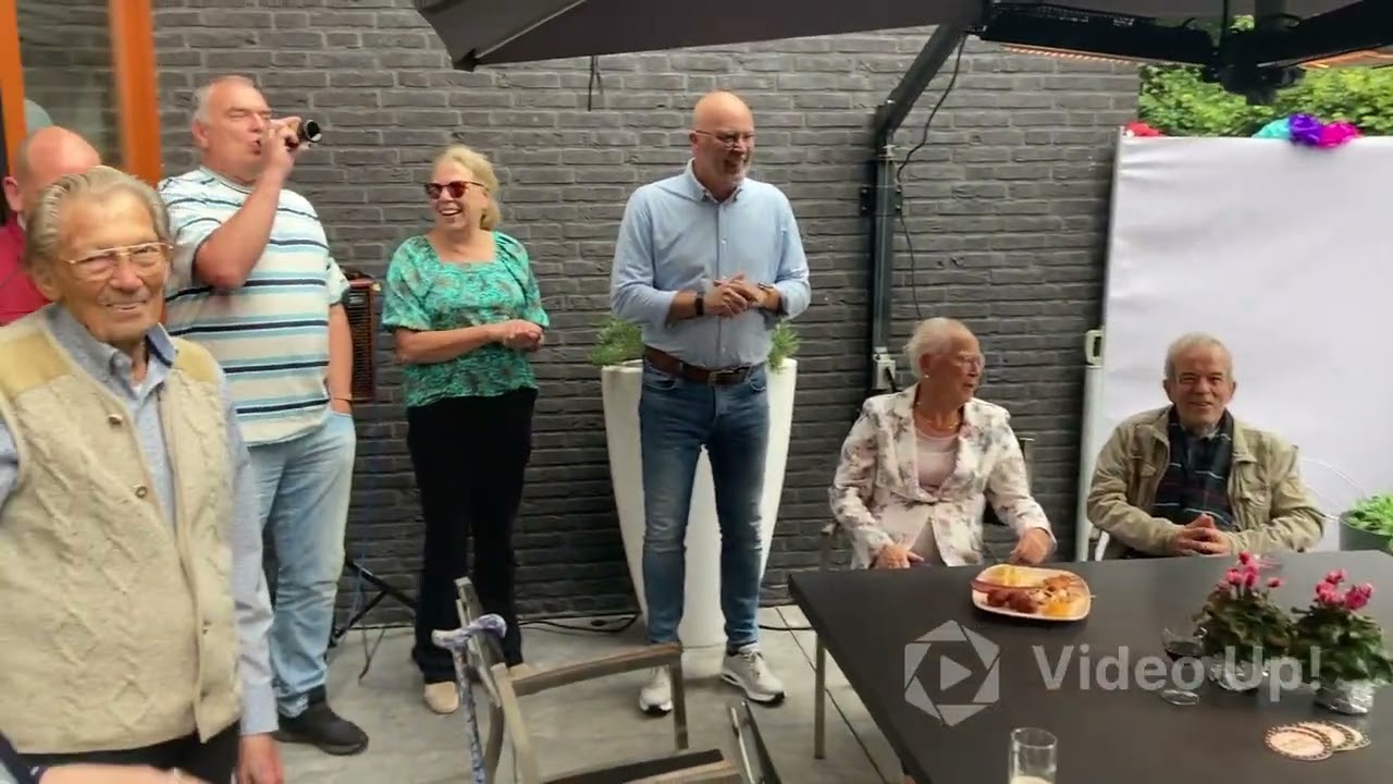 Henk van der Vegte viert 100e verjaardag