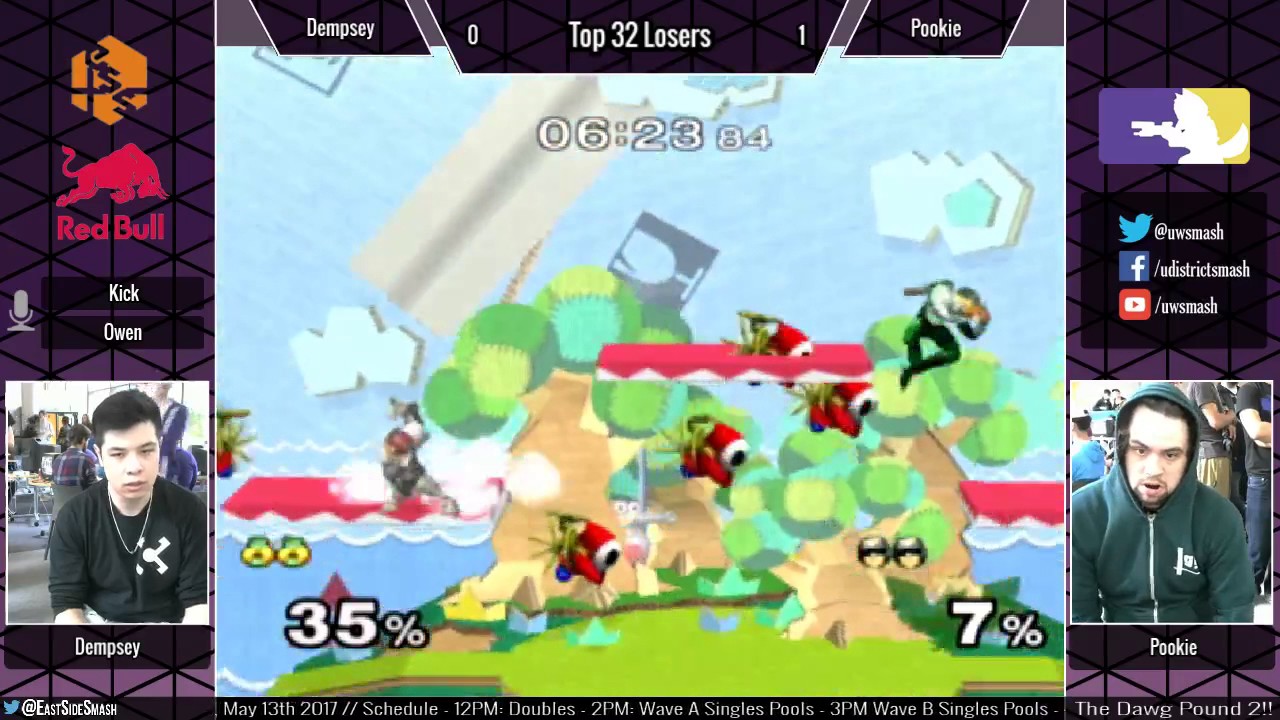 TDP2 - Pookie (C. Falcon) vs Dempsey (Sheik) - Singles Top 32 Losers