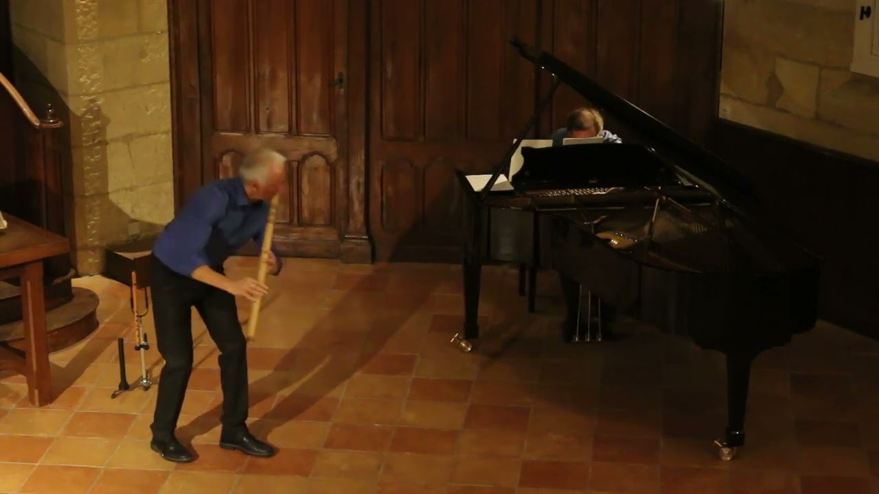 Improvisation page blanche pour fifre basse et piano