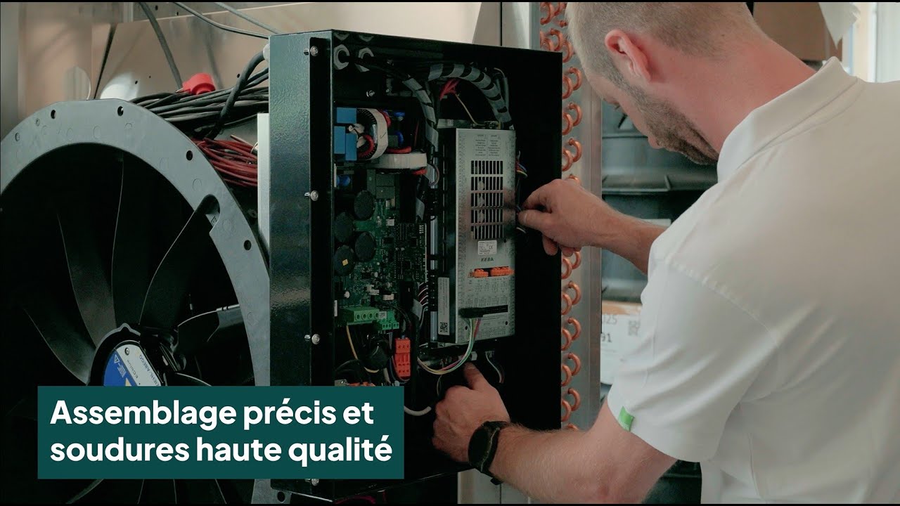 ÖkoFEN – Fabrication de la pompe à chaleur GreenFOX