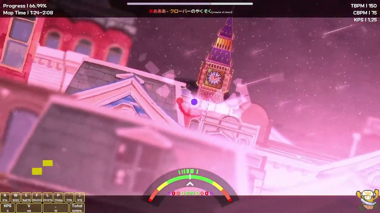 【Adofai】『クローバーのやくそく』Strict Pure Perfect【A Dance of Fire And Ice】