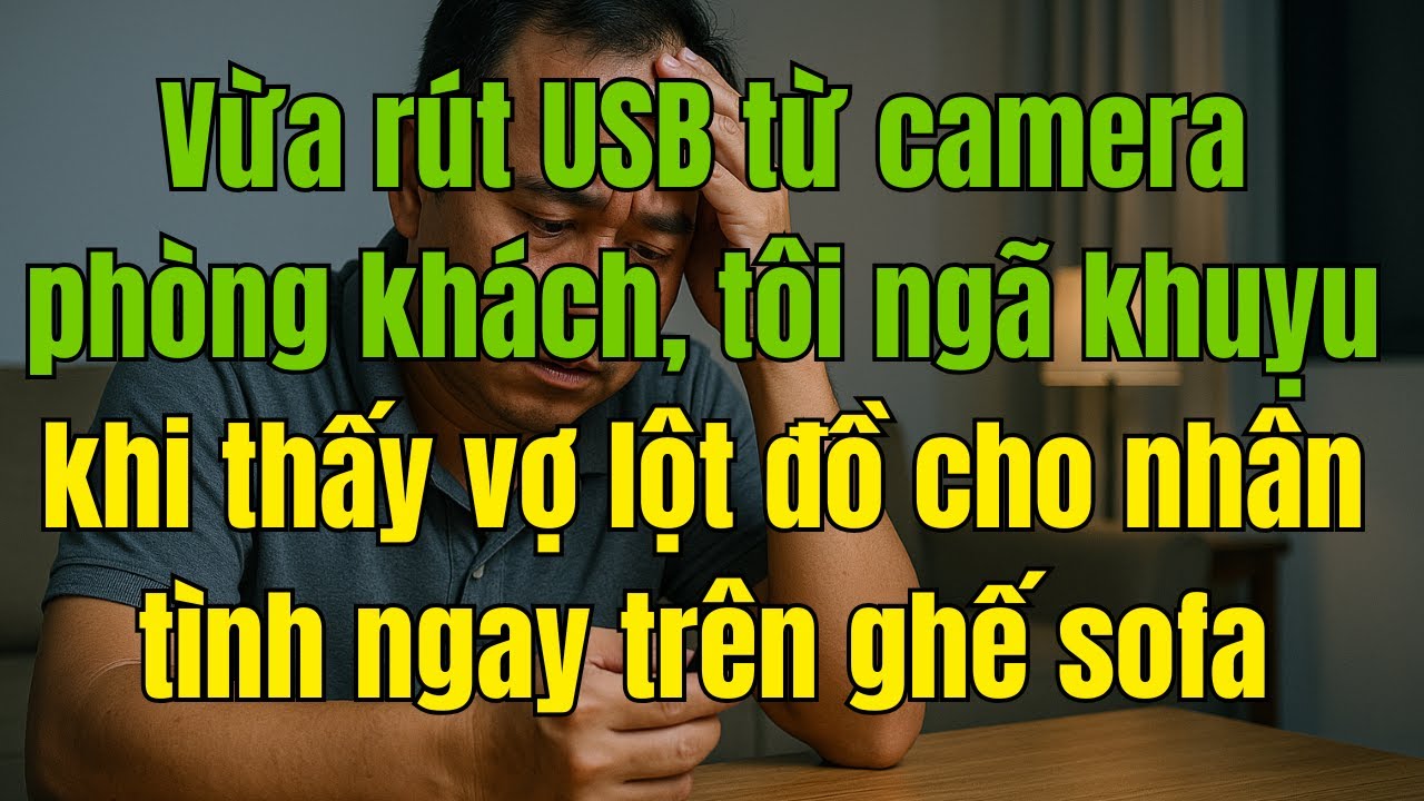 Tôi Rút USB Camera Và Bàng Hoàng Khi Thấy Cảnh Tượng Này