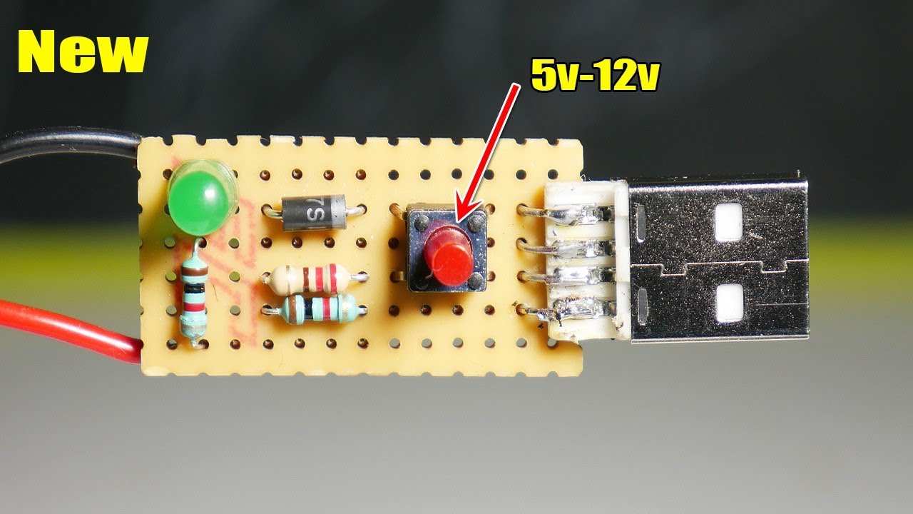 New Fast Charger Convert To 5v,12v Power Supply Circuit