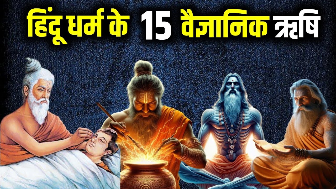 हिंदू धर्म के 15  शक्तिशाली वैज्ञानिक ऋषि | 15 powerful scientific sages of Hinduism