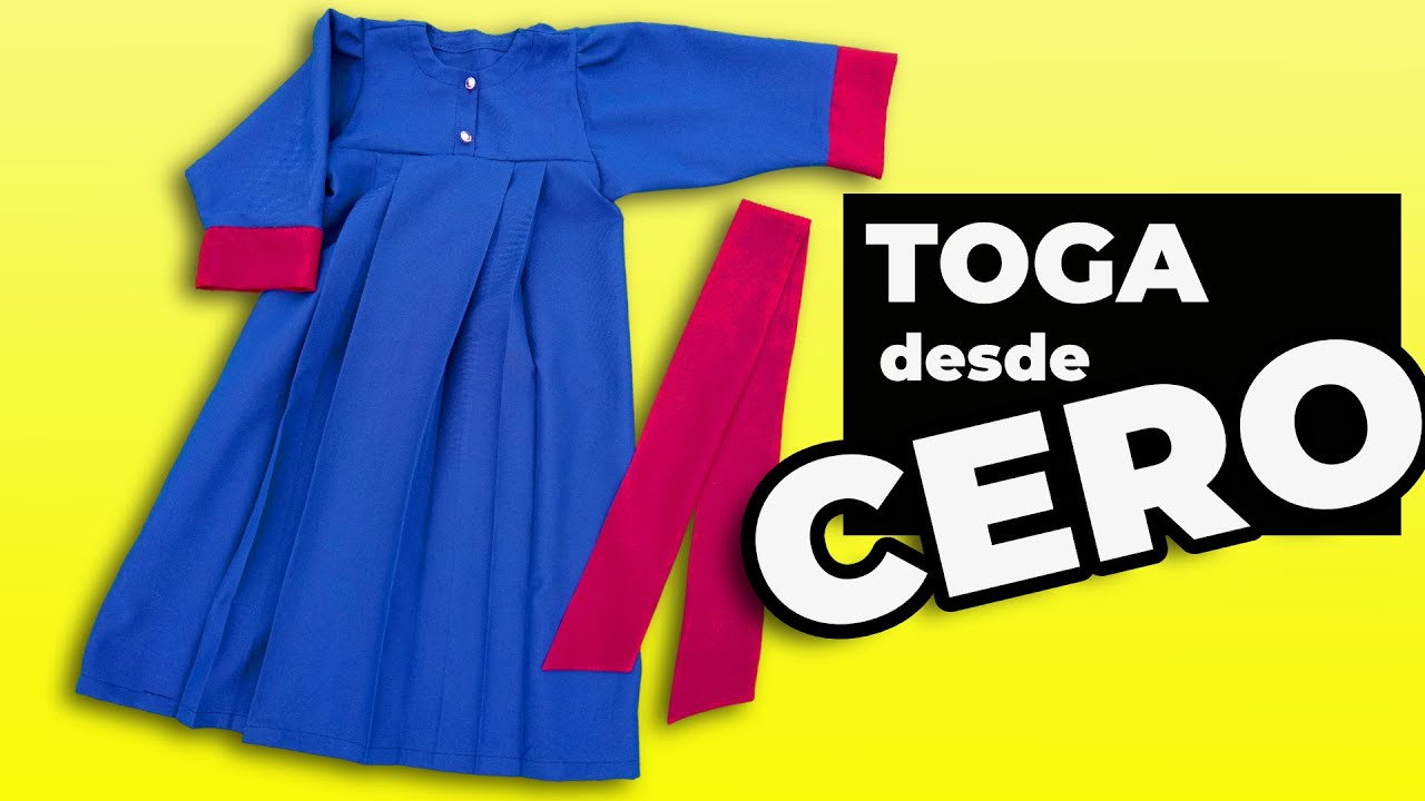 Desde el Patrón a confección TOGA graduación 2023 bien EXPLICADO (Parte 1)