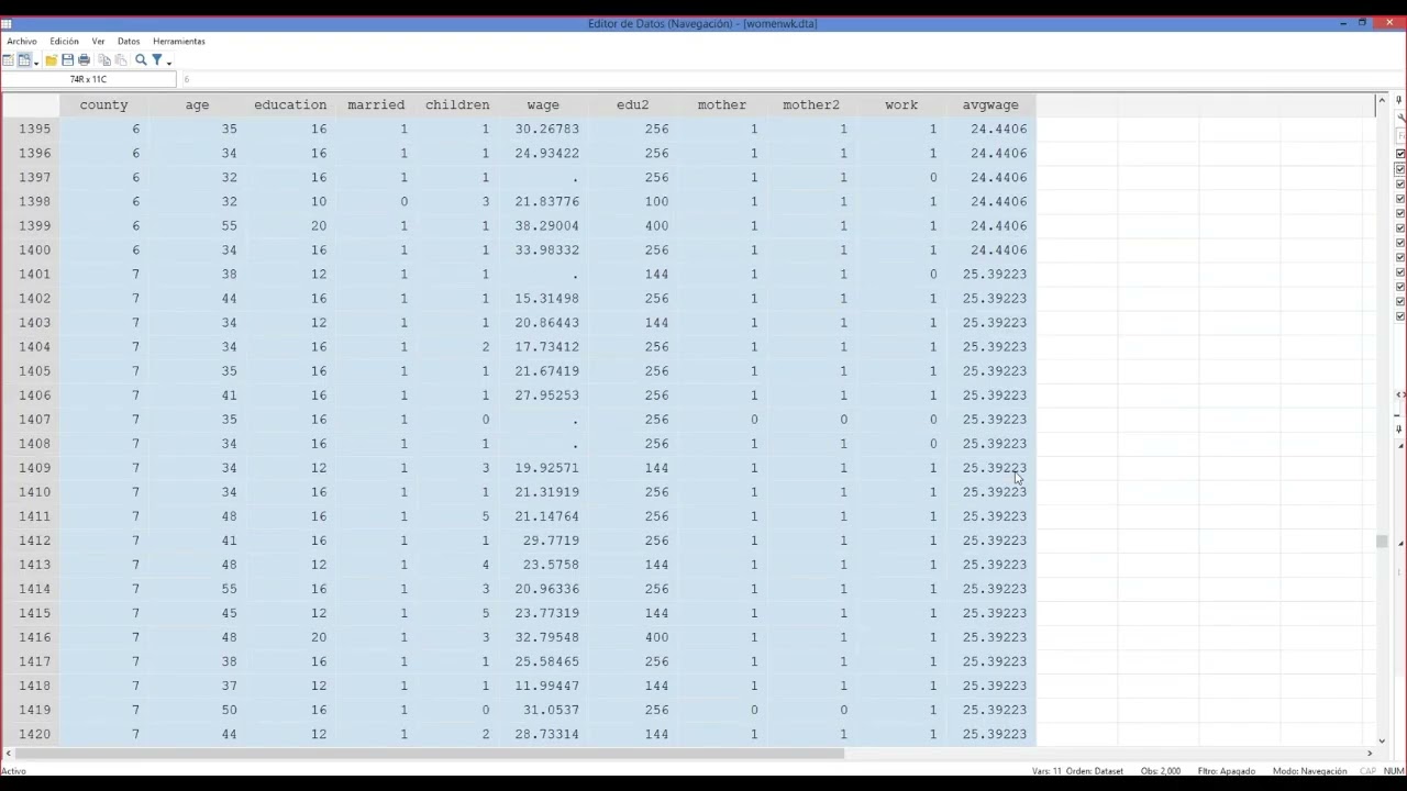 Econometría - Repaso 1.14 Introducción a STATA (Parte 3)
