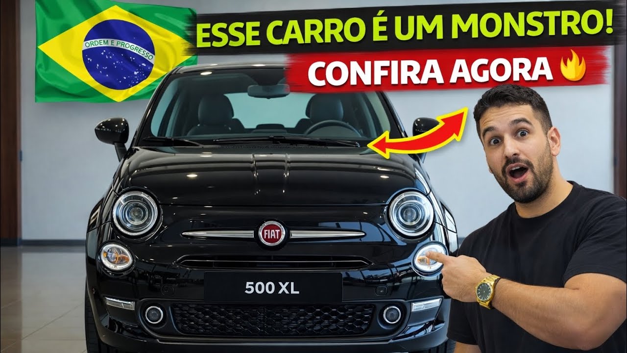 2026 Fiat 500 XL 😍 Mais Espaço, Mais Estilo, Mais Tecnologia!