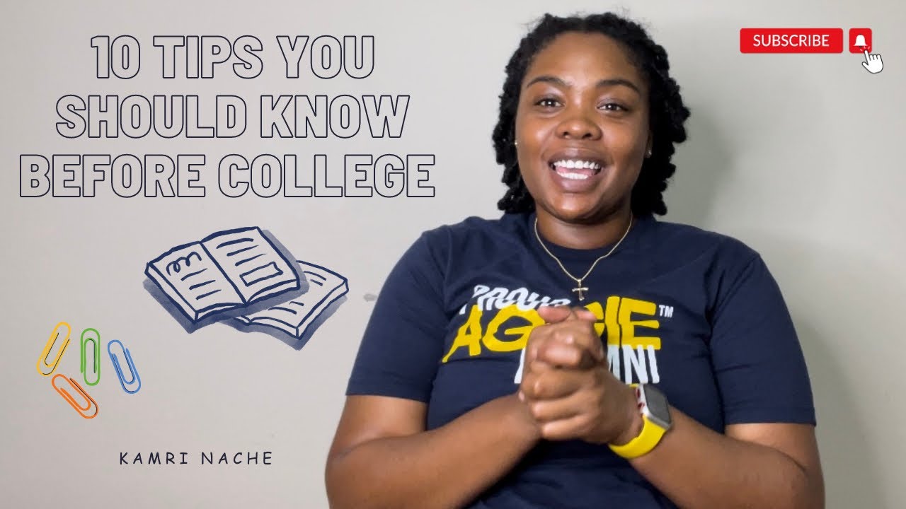 10 TIPS EVERY COLLEGE FRESHMAN NEEDS TO HEAR 👂 | KAMRI NACHE