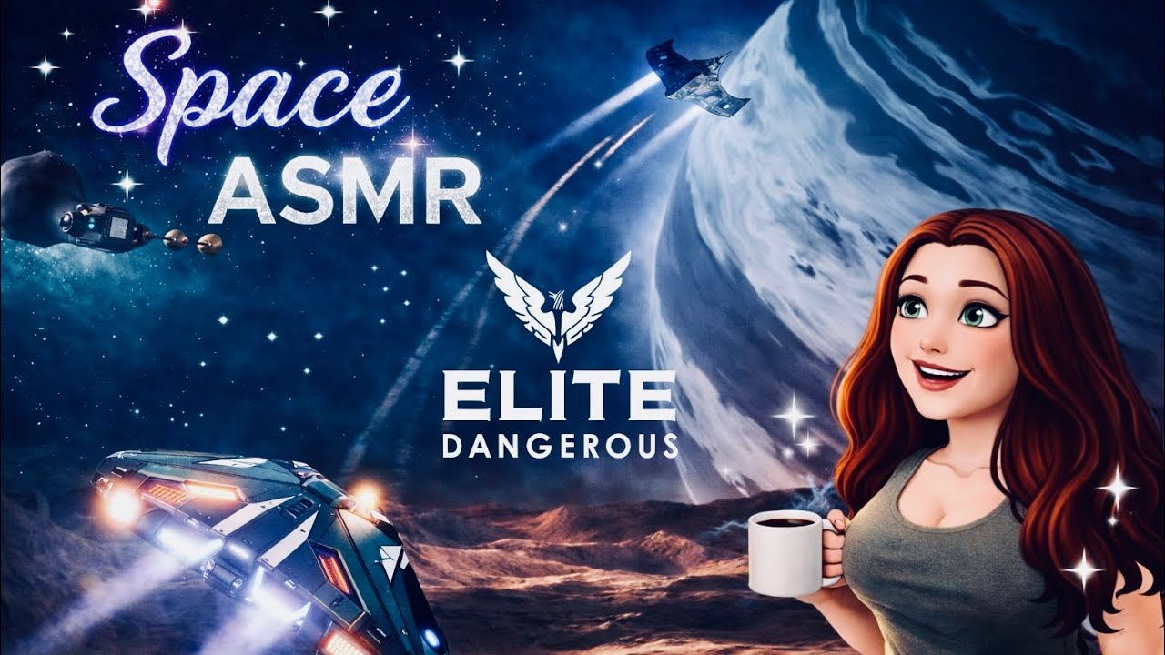 Elite Dangerous | ✨ space ASMR + galactic cartography + scooping stars ✨