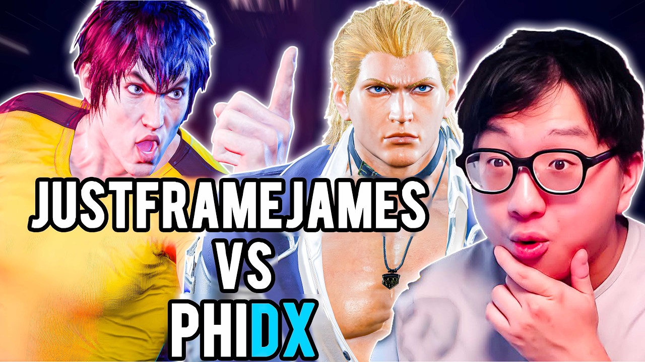 JustFrameJames (Law) vs PhiDX (Steve) | Intense Ranked Battles – Tekken 8
