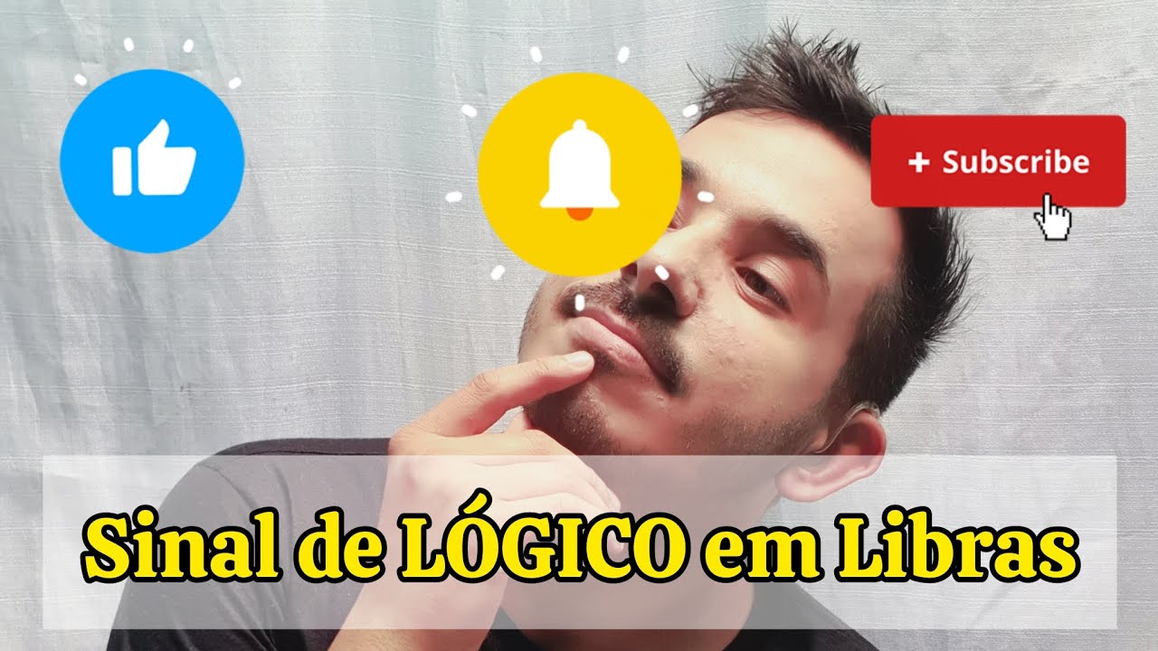 Sinal de LÓGICO em Libras 