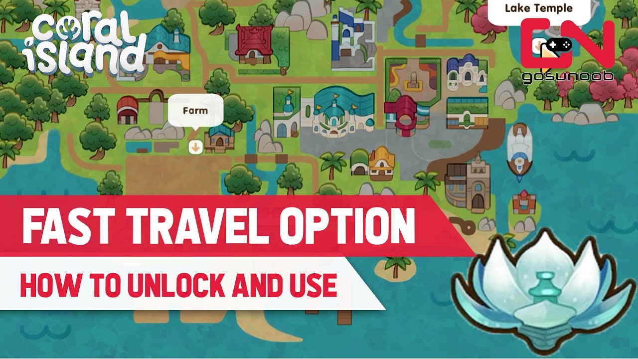 How to Fast Travel in Coral Island