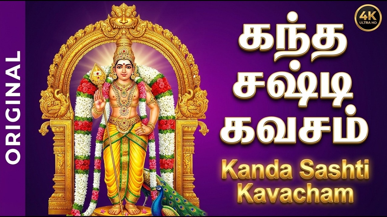 Kanda Sashti Kavasam With Tamil Lyrics | கந்த சஷ்டி கவசம் 🙏| Powerful Murugan Tamil Devotional Songs