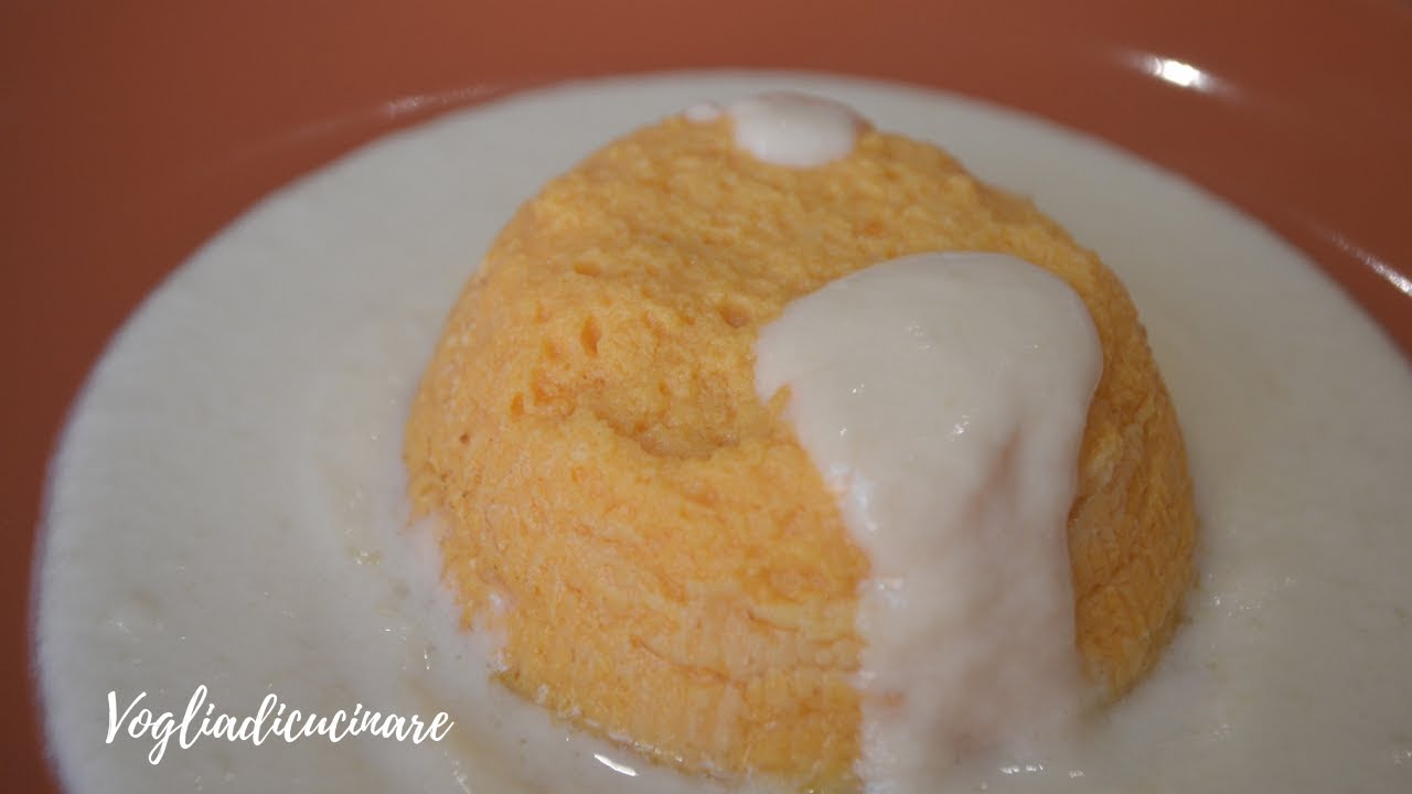 Sformatini di zucca con crema al parmigiano