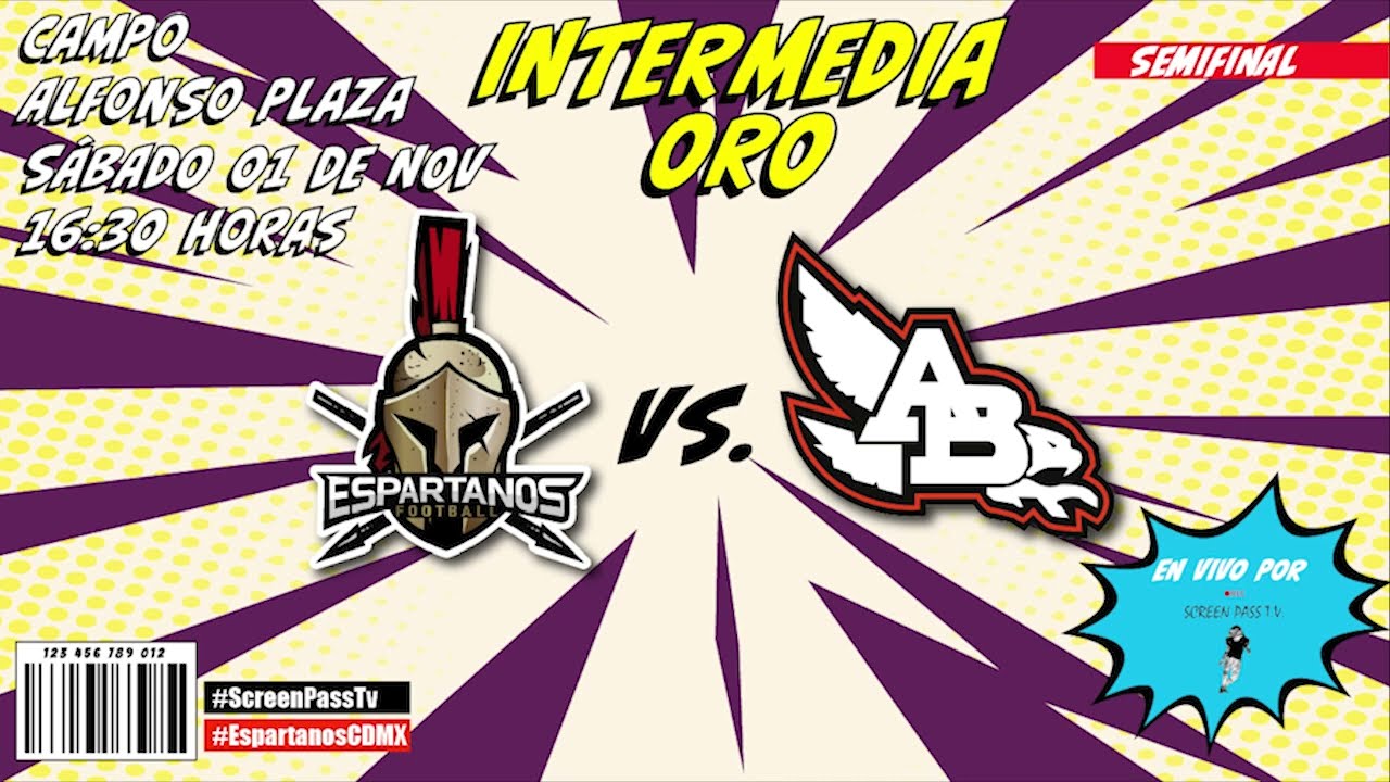 Espartanos CDMX vs Aguilas Blancas Intermedia Oro Semifinal