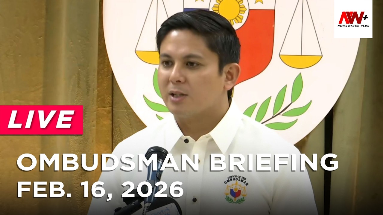 Ombudsman nagsasagawa ng briefing | NewsWatch Live