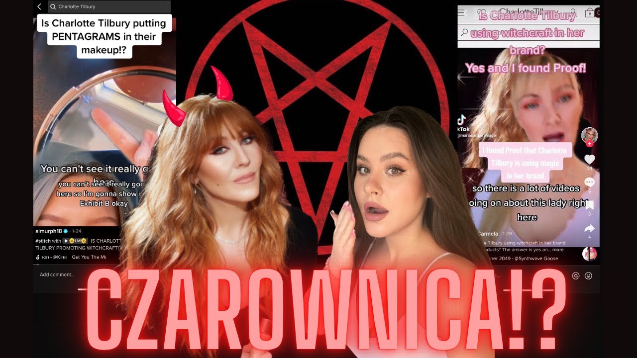 PENTAGRAMY w kosmetykach Charlotte Tilbury!? Teoria + Test Marki