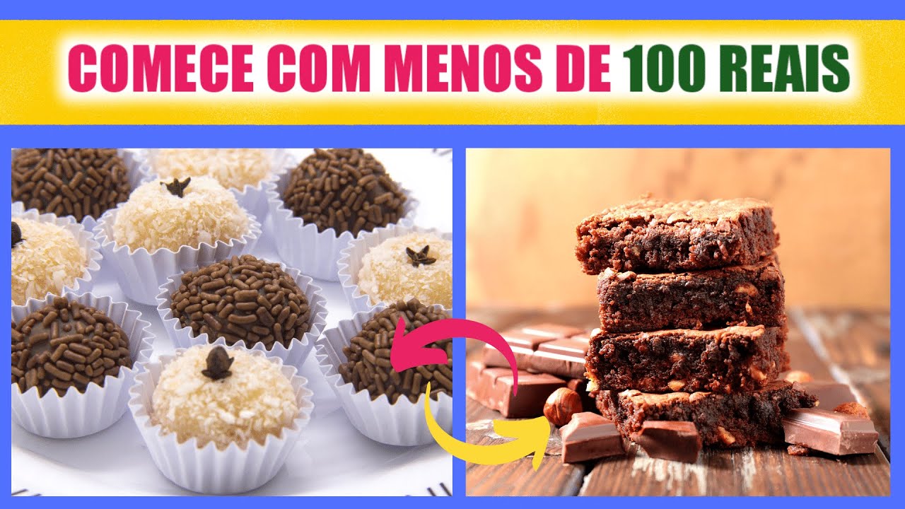 10 Doces para vender com custo baixo