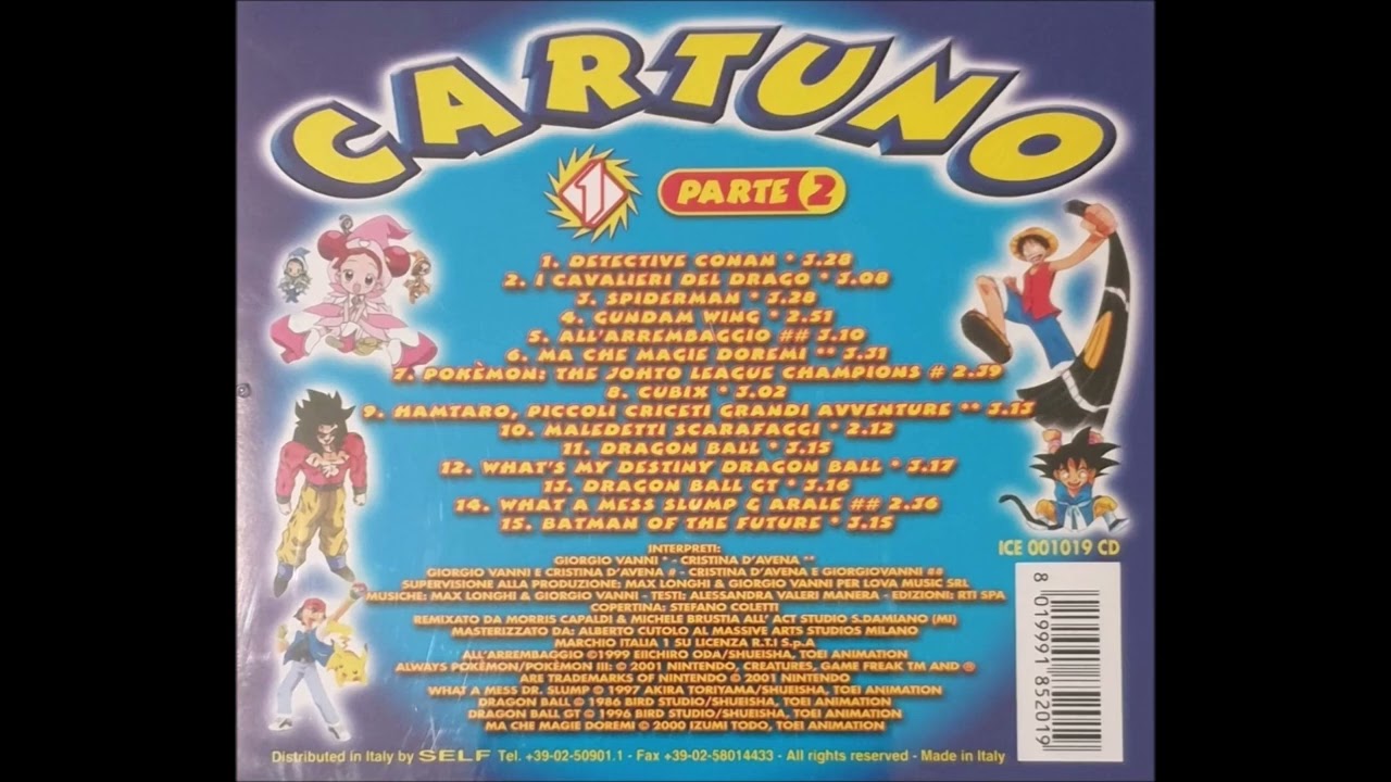 Compilation Cartuno    - Parte   2     Versione    Blue   - 2002