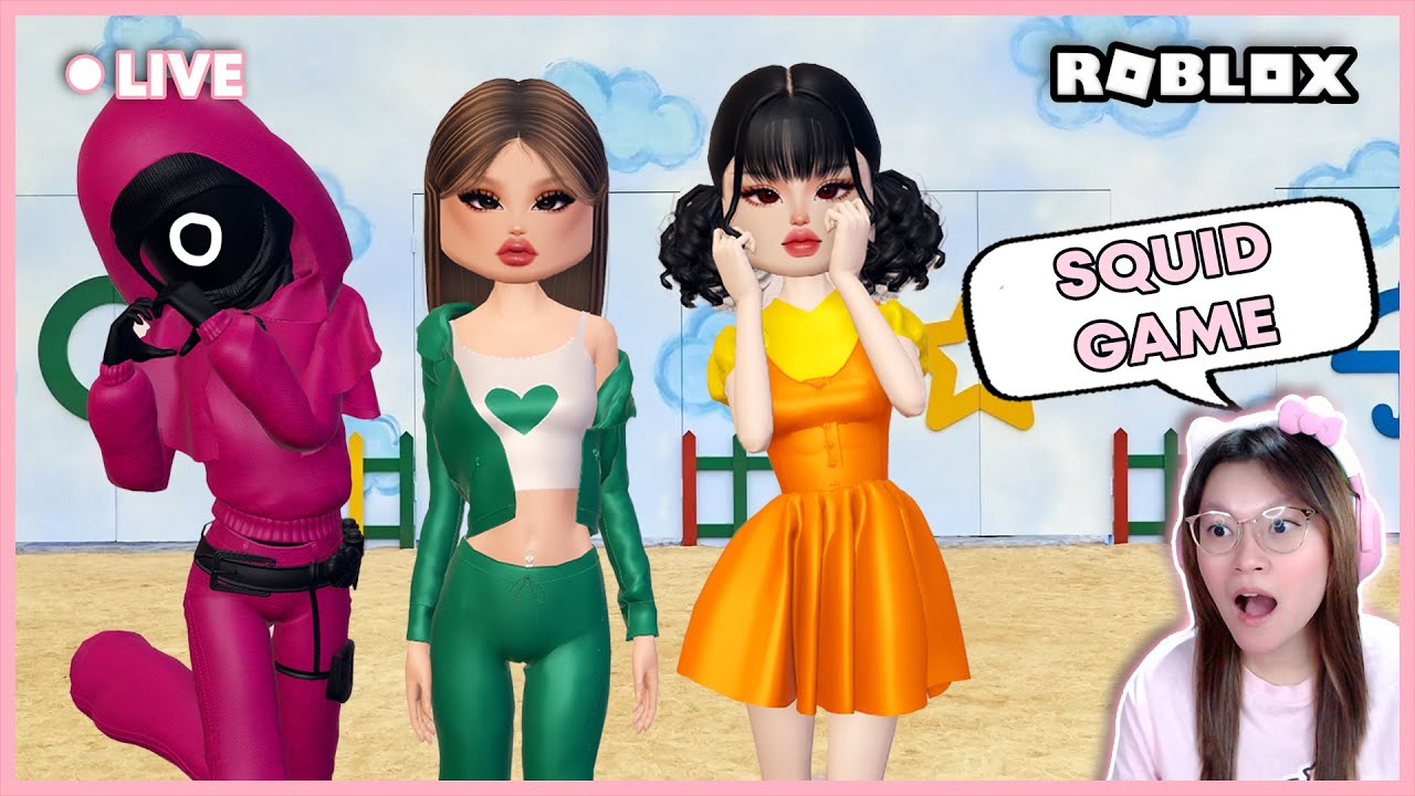DANDAN JADI KARAKTER SQUID GAME ?!! [DRESS TO IMPRESS ROBLOX INDONESIA]