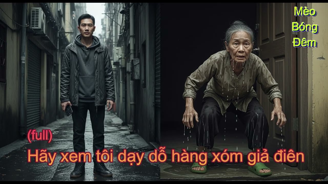 ( full ) Hãy xem tôi dạy dỗ hàng xóm giả điên _ Mèo Bóng Đêm