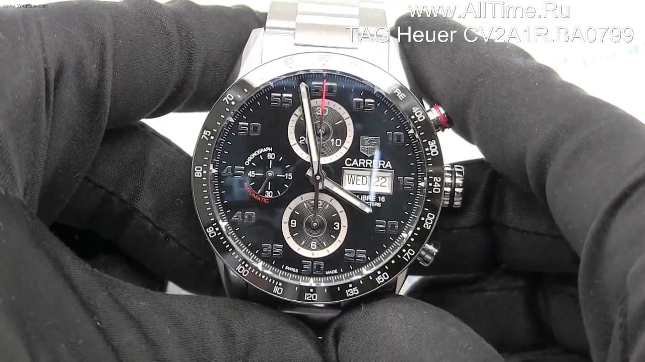 Обзор. Швейцарские наручные часы TAG Heuer CV2A1R.BA0799 с хронографом