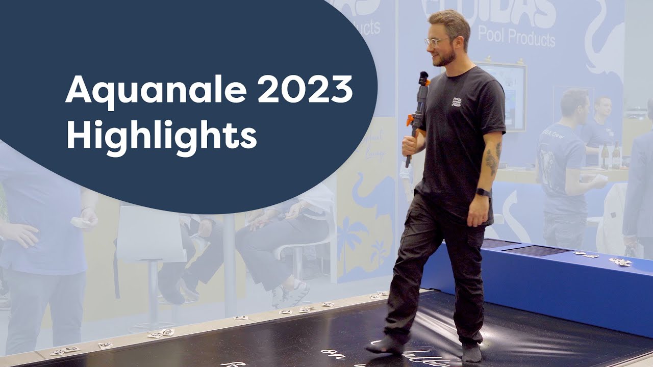 Begehbare Poolabdeckung und alle Highlights der Pool-Messe Aquanale 2023
