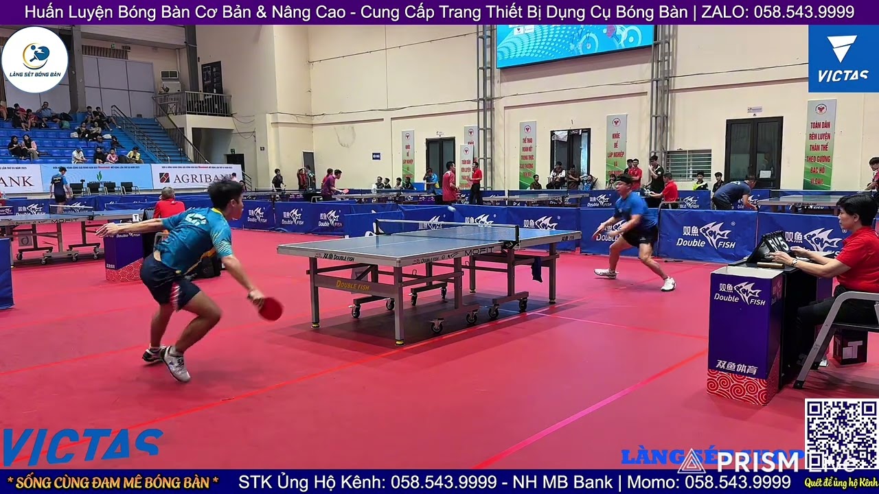 Tuấn Ho&agrave;ng B&oacute;ng B&agrave;n vs Sơn T&egrave; - V&ograve;ng Bảng | Giải B&oacute;ng B&agrave;n B&aacute;o H&agrave; Nội Mới 2025