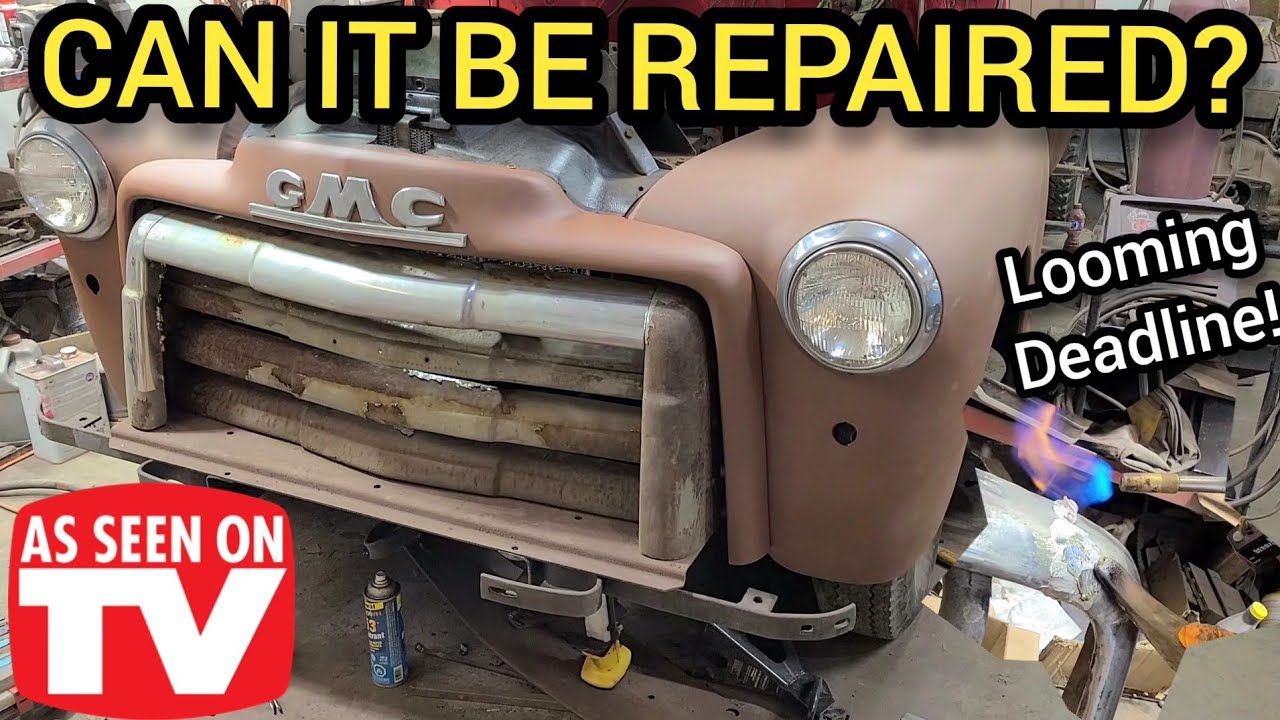 1948 GMC Grille Surround Restoration. Plus: Sculpting With Lead!